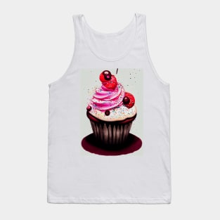 Muffin with sprinkles on top Tank Top